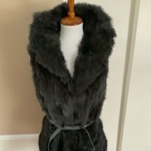 Real Rabbit Vest